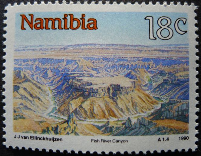 Namibia: Fish River Canyon, 1990
