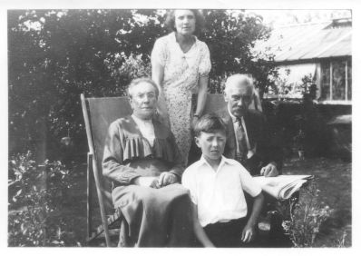Clockwise: Nan, Great Grandad, Dad, Great Granny Coleby